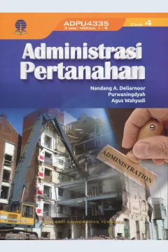 Cover Administrasi pertanahan / Nandang Alamsah Deliarnoor, Purwaningdyah, Agus Wahyudi