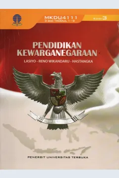 Cover Pendidikan kewarganegaraan / Lasiyo, Reno Wikandaru, Hastangka