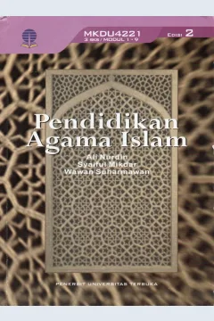 Cover Pendidikan Agama Islam / Ali Nurdin, Syaiful Mikdar, Wawan Suharmawan