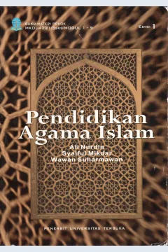 Cover Pendidikan Agama Islam / Ali Nurdin, Syaiful Mikdar, Wawan Suharmawan