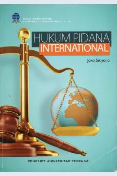 Cover Hukum pidana internasional / Joko Setiyono