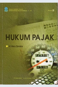 Cover Hukum pajak / H. Heru Tjaraka