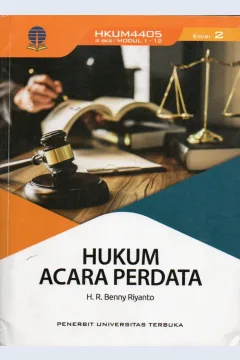 Cover Hukum acara perdata / H.R. Benny Riyanto; penyunting, Arryta Canty, Nurul Hikmah