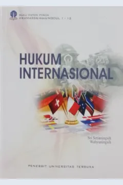 Cover Materi pokok hukum internsional / Sri Setianingsih, Wahyuningsih; Penelaah materi, Daryono