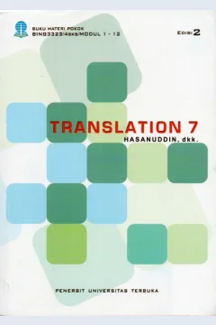 Cover Translation 7 / Setyo Kuncoro, Hasanudin, Yudi Efendi, Agus Riyanto, Siti Era Mardiani