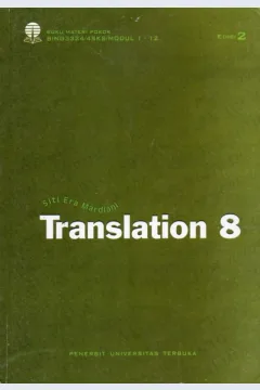Cover Translation 8 / Siti Era Mardiani