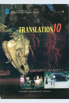 Cover Translation 10 / Rahmat Budiman