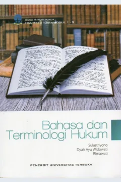 Cover Bahasa dan terminologi hukum / Sulastriyono, Dyah Ayu Widowati, Rimawati
