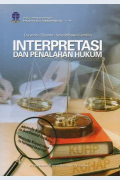 Cover Interpretasi dan penalaran hukum / Daryono, Triyanto, Seno Wibowo Gumbira