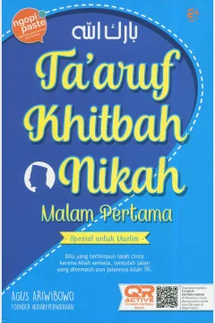 Cover Ta'aruf khitbah nikah malam pertama :  special for muslim / Agus Ariwibowo; editor, Ahmad Alawiy