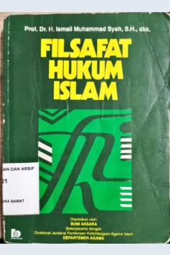 Cover Filsafat Hukum Islam / Prof. Dr.H. Ismail Muhammad Syah, S.H.,