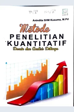 Cover Metode penelitian kuantitatif desain dan analisis datanya / Anindita SHM Kusuma, M.Pd