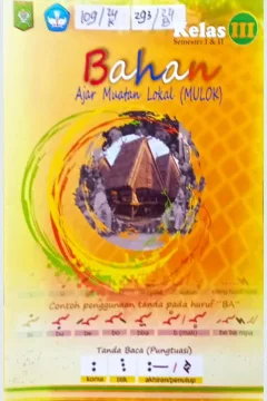 Cover Bahan Ajar Muatan Lokal (Mulok) kelas III Kota Bima 2022 / Taufikrahman S.Pd, editor : Dr. Sampara Palili, M.Pd.I, Junaidinm M.Pd