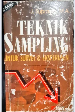 Cover Teknik sampling :  Untuk survei dan eksperimen / J. Supranto, M.A