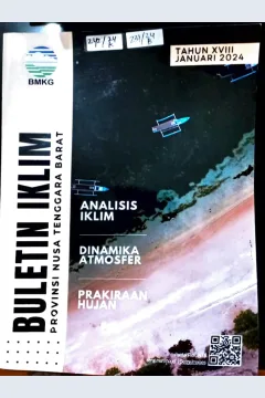 Cover Buletin Iklim Provinsi Nusa Tenggara Barat Tahun XVIII Januari 2024 / Nuga Putrantijo, SP, M.Si