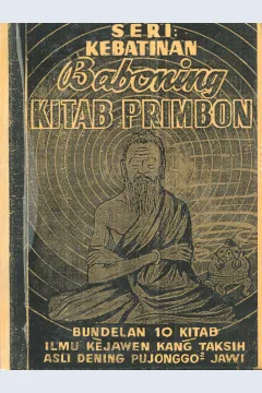 Cover Primbon Jawa bekti jamal
