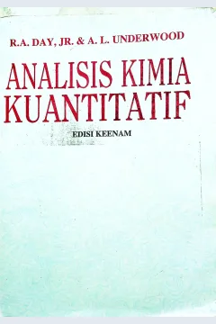 Cover Analilis kima kuantitatif / Day, R.A, Underwood, A.L; alih bahasa. Iis Sopyan; editor, Hilarius Wibi