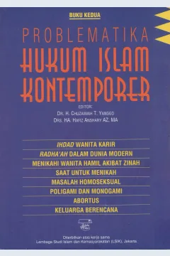 Cover Problematika hukum Islam kontemporer / editor, Chuzaimah T. Yanggo, Hafiz Anshary AZ
