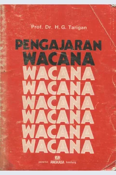Cover Pengajaran wacana / Henry Guntur Tarigan
