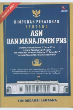 Cover Himpunan Peraturan tentang ASN dan manajemen PNS / INDONESIA