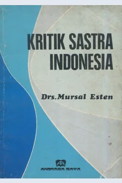 Cover Kritik sastra Indonesia / Mursal Esten