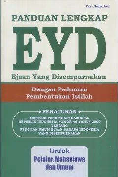 Cover Panduan lengkap ejaan yang disempurnakan / Drs, Suparlan, Tim Redaksi Pustaka Baru