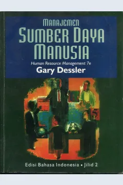 Cover Manajemen sumber daya manusia jilid 2 :  Human resource management 7e / Gary Dessler