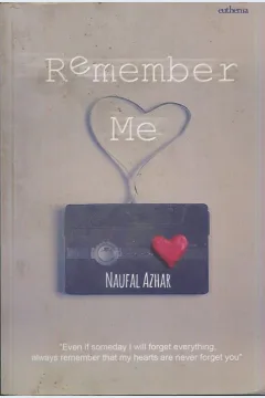 Cover Remember me / Naufal Azhar; editor, Budi Lagi