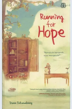Cover Running for hope / Dona Sikoembang; penyunting, Laurensia Nita