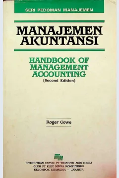 Cover Seri pedoman manajemen akuntansi / Roger Cowe; alih bahasa, Hermawan Sulistiyo, Syahrizal Noor