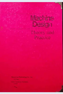 Cover Machine design :  theory and practice / Aaron D Deuischman