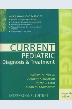 Cover Current Pediatrric Diagnosis & Treatment / William W. Hay, Jr.