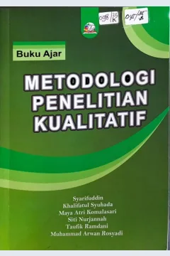 Cover Buku Ajar Metodologi Penelitian Kualitatif
