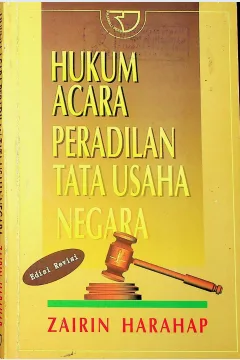 Cover Hukum acara peradilan tata usaha negara / Zairin Harahap