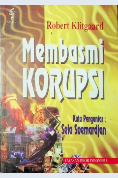 Cover Memasmi korupsi / Robert Klitgaard; penerjemah, Hermojo