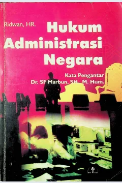 Cover Hukum administrasi negara / Ridwan HR