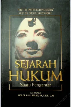 Cover Sejarah hukum :  Suatu Pengantar / Prof.DR.Emeritus John Gilissen, Prof.Dr.Emeritus Frits Gorle