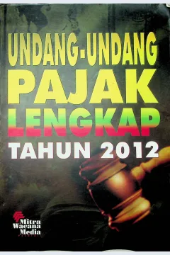 Cover Undang-undang pajak lengkap