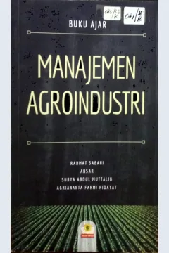 Cover Buku Ajar Manajemen Agroindustri