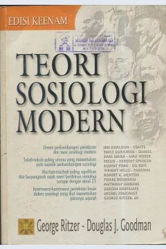 Cover Teori sosiologi modern / George Ritzer