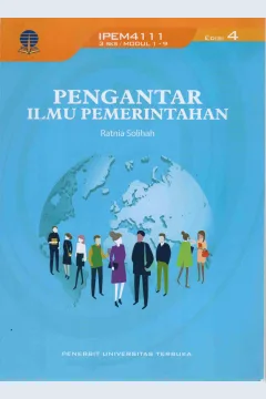 Cover Pengantar ilmu pemerintahan / Ratnia Solihah