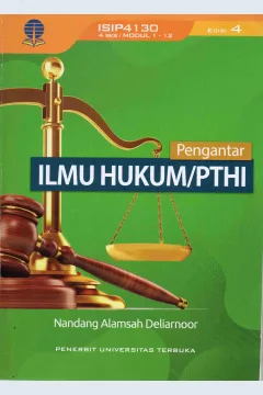 Cover Ilmu Hukum / PTHI / Nandang Alamsah Deliarnoor