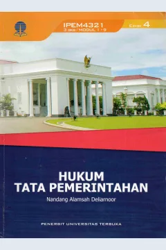 Cover Hukum tata pemerintahan / Nandang Alamsah Deliarnoor