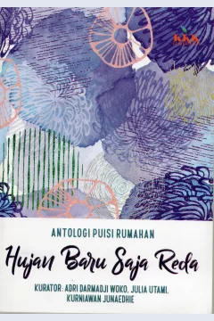 Cover Antalogi puisi rumahan :  Hujan baru saja reda