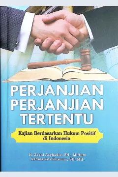 Cover Perjanjian-perjanjian tertentu / H. Zaeni Asyhadie, S.H., M.Hum., Rahmawati Kusuma, S.H., M.H.,; editor, H. Zaeni Asyhadie, S.H., M.Hum