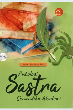 Cover Antalogi sastra :  Senandika Akademi / Amelia Putri, Annisa Julia Sayuti, Caroline Cahyaningsih, dkk