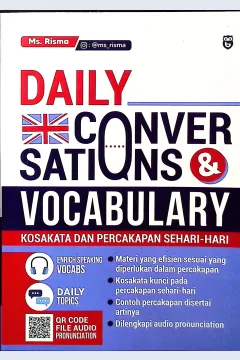 Cover Daily conversations vocabulary / Ms. Risma; penyunting, Tim Editor BM