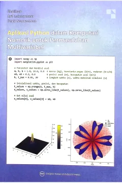 Cover Aplikasi phyton dalam komputasi numerik untuk permasalahan multivariabel / Sholihun, Arif Lukmantoro, Pekik Nurwantoro; editor bahasa, Siti Nurhayati