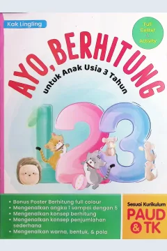 Cover Ayo, berhitung :  untuk anak usia 3 tahun / Kak Lingling; penyunting, Linggar Swastika