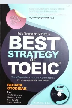 Cover Best strategy of TOEIC / English Language Institute (ELI); editor, Agis Agoesta
